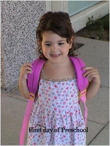 Jackie's First Day of School